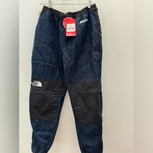 Supreme The North Face denim Denali pants. SS15. Size Large